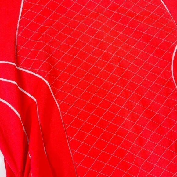 Athleta Finish Fast Line Tee Women's Small Red Stretch Short Sleeve Workout Shir - Picture 4 of 9